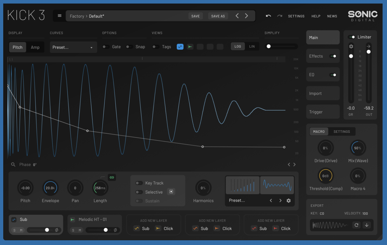 sonic academy Kick 3